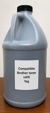BLACK COMPATIBLE BROTHER PREMIUM BULK TONER REFILL (1KG - 1,000 GRAMS ) picture