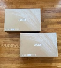 2-Pack Bundle Acer Vero V247Y 24-Inch 1080P Monitors - BRAND NEW SEALED BOX picture