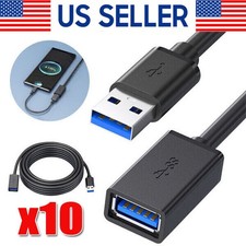 USB3.0 Extension Cable High Speed Extender Cord Adapter TypeA Male to Female LOT picture