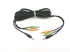 LOGITECH Z5500 Z906 Z680 Z5450 ORIGINAL 6-CHANNEL DIRECT INPUT 3.5MM AUX CABLE picture