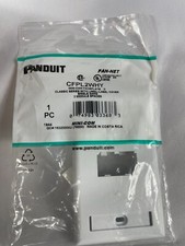 Panduit pan-net CFPL2WHY faceplate single gang 2 module space picture