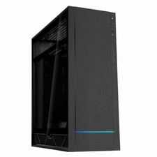 Silverstone ALF1B-G ALTA F1 Tempered Glass Aluminum ATX Tower, Case BLACK picture