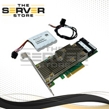 Broadcom MegaRAID 9461-16i Tri-Mode 12G SAS/NVMe RAID W/ Battery 03-50011-69001 picture