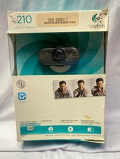 Logitech C210 USB VGA Webcam PC Desktop & Laptop Web Camera w/Mic For Computers picture