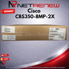 Cisco Refresh  CBS350-8MP-2X  Managed 8-Port 2.5G PoE+ 2x10G SFP+ Switch picture