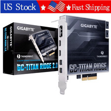 Used Gigabyte GC-TITAN RIDGE rev.1.0 Intel JHL7540 Thunderbolt 3 Expansion Card picture