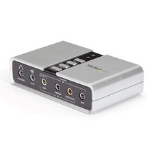 StarTech.com 7.1 USB - External Sound Card for Laptop with SPDIF Digital Audio - picture