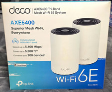 TP-LINK Deco XE75 AXE5400 Tri-Band Mesh Router 5400 Mbps White picture