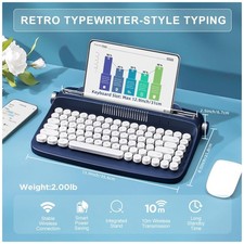 ACTTO B303 Wireless Retro Typewriter Bluetooth Key picture