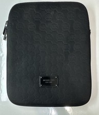 MICHAEL KORS ELECTRONICS BLACK NEOPRENE MK LOGO IPAD TABLET CASE COVER,SLEEVE picture