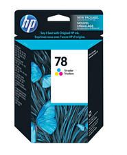 Genuine HP 78 Tri-Color Ink Print Cartridge C6578DN - New & Sealed - 1-Day Ship picture