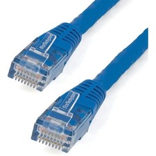 Startech C6PATCH100BL 100FT BLUE CAT6 ETHERNET CABLE RJ45 UTP PATCH CABLE GIGABI picture