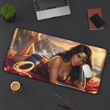 Wonder Woman DC Comics XXL Gaming Mouse Pad Computer Desk Mat picture