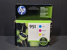NISB HP 951 - 3PK COLORED INK  08/2017 Exp SEALED BOX picture