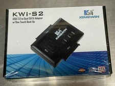 KINGWIN KWI-S2 One ouch Backup - USB 2.0 to Dual SATA Adapter w/ OTB  picture