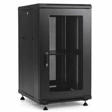 18U Server Rack Cabinet 19 Inch Enclosed Network Rack with Wheels picture