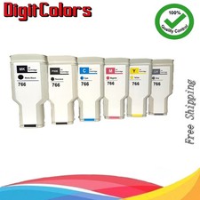 A Set 6 Colors H 766 compatible  ink cartridge For  HP DesignJet XL3600/3600dr picture