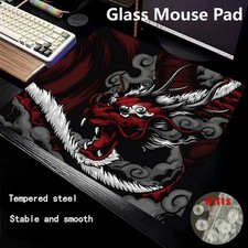 Custom Anime Crystal Glass Gaming Mouse Pad (1pc Pack), Personalized Smooth Ma picture