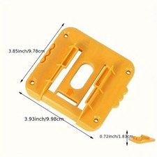 Sturdy Power Tool Battery Organizer Holder 5-Pack fits Dewalt 14.4-18V Batteries picture