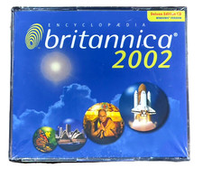 Encyclopedia Britannica 2002 DLX Edition PC CD's FOR Windows version sealed picture