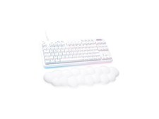 Logitech G713 TKL wired Mechanical Gaming Keyboard White Mist GX Blue CLICKY picture