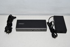 ^ StarTech USB C Dock Triple 4K 100W PD DP HDMI USB C DK31C2DHSPD #X9009 picture