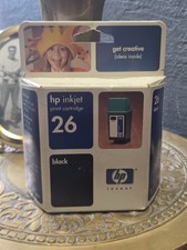 HP 26 51626A Black Ink Cartridge Genuine OEM Vintage Sealed NOS Expired 2005 picture