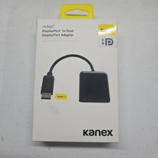 New Open Box Kanex DisplayPort to Dual DisplayPort Adapter Ultra HD picture