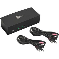 SIIG 2x1 Dual View USB HDMI KVM Switch - 4K 30Hz (cekv0711s1) picture
