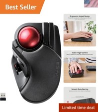 High-Precision 2.4GHz Trackball Mouse - Optical Movement with 4-Way Scrolling picture