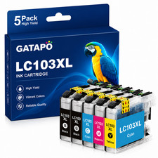 5Pack LC103XL  Ink Cartridges Compatible Ink Cartridge for  DCP-J152W MFC-J245 picture
