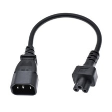Toptekits C14 to C5 Power Plug Cable,IEC 320 C14 Male to C5 Female Adapter Ca... picture