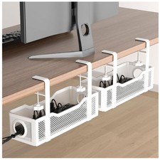 Stylish Under Table Cable Management - 2 Pack picture