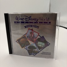 Walt Disney World Explorer 2nd Edition 1998 Program Handbook PC CD-ROM picture