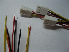 24 pcs 2510 Pitch 2.54mm 3 Pin Female Connector with 26AWG 30cm Leads Cable New picture