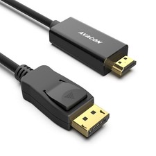 4K DisplayPort to HDMI 6 Feet Cable, Uni-Directional DP 1.2 Computer to HDMI ... picture