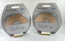 2 New Unopened 10 Packs Memorex 700MB CD-Rs 40X 80min picture
