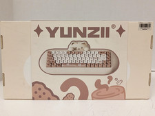 Yunzii C68 Brown Cat Wireless Mechanical Keyboard  *PARTS* picture