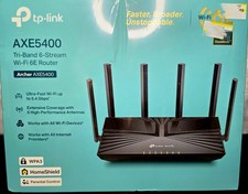 TP-Link Archer AXE5400 6 GHz Tri-Band 6-Stream Wi-Fi 6E Router NEW SEALED picture