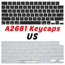 New US English Keycap Black Color for MacBook Air Retina 13.6 A2681 M2 2022 Year picture