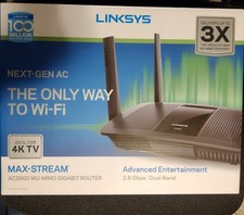 Linksys Max-Stream 4-Port Gigabit Wireless Router EA8500 - For parts/Not Working picture