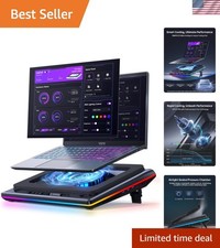 V12 Ultra Laptop Cooling Pad with Smart Software Control, RGB Gaming Laptop F... picture