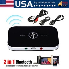 Bluetooth Transmitter & Receiver Wireless Adapter For Home stereos/speakers picture