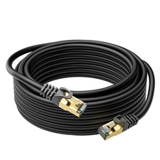 Cat6 Ethernet Cable Snagless RJ45 10Gbps FTP Shielded LAN Cord 1 PCS 100 FT picture