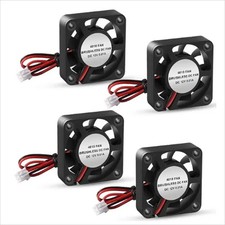 4PCS DC12V Cooling Computer Case Fan 4010 40x40x10mm PC 3D Printer 2Pin US Stock picture