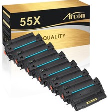 6PK CE255X 55X Toner Cartridge For HP LaserJet P3015n P3015dn P3015x P3010 P3015 picture