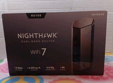 Netgear Nighthawk RS150 Dual-Band Router WiFi 7 RS150-100NAS NEW picture