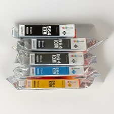 GPC Image 564XL Ink Cartridges Yellow, Cyan, And 3 Black - Open Box picture