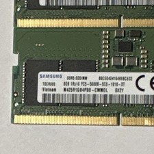 Samsung 32GB (4x8GB) DDR5 SO-DIMM PC5-5600 260-Pin ECC M425RFG8PBO picture