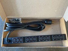 APC AP9566 NetShelter Basic Rack PDU, 1U, 16A, 208V, 12 C13 outlets picture